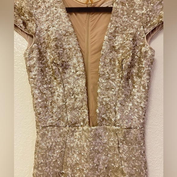 DRESS THE POPULATION Kylie Sequin Mini Dress - Picture 6 of 6